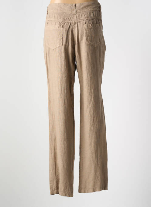 Pantalon droit marron LE BOUDOIR D'EDOUARD pour femme