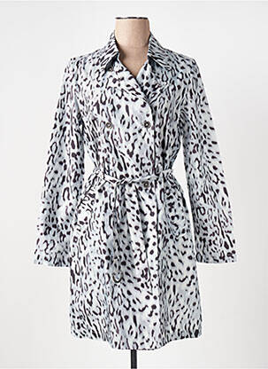 Trench poches sans capuche gris SCHOOL RAG femme