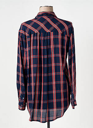 Chemisier coupe cintrée manches longues bleu PEPE JEANS femme