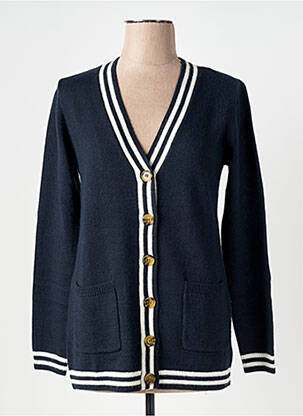 Gilet manches longues bleu BREIZH ANGEL pour femme