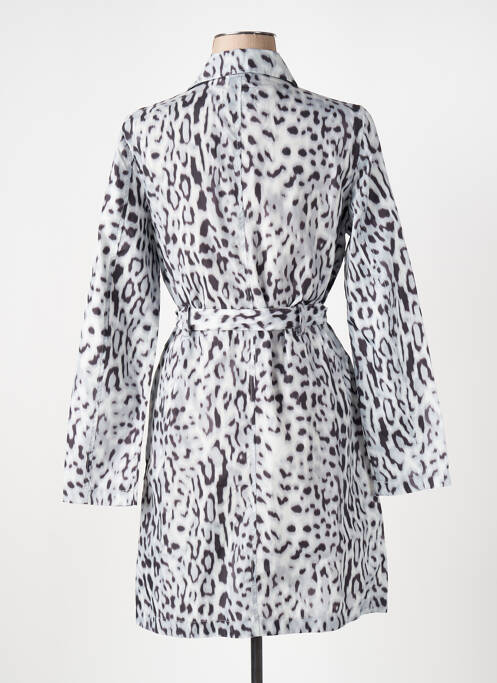 Trench poches sans capuche gris SCHOOL RAG femme