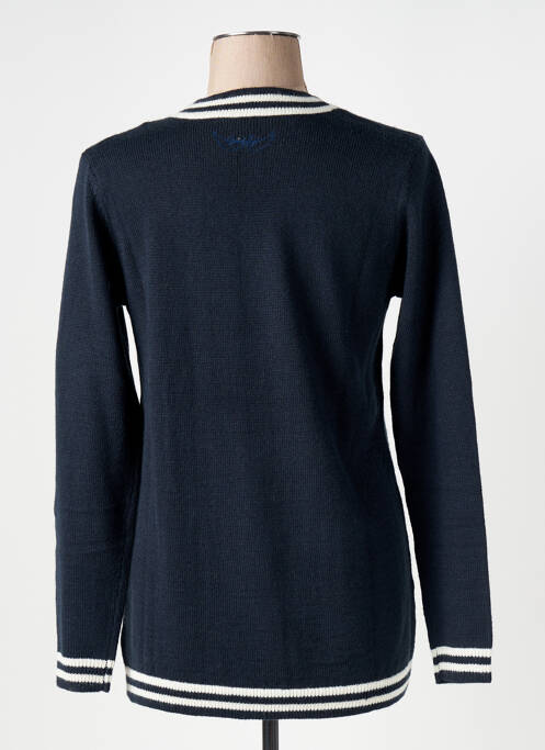 Gilet manches longues bleu BREIZH ANGEL pour femme