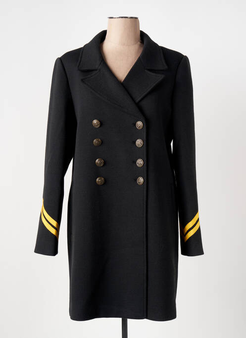 Manteau long noir CHATTAWAK pour femme