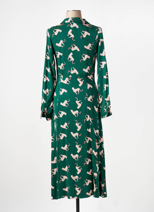 Robe longue vert COMPAÑIA FANTASTICA pour femme