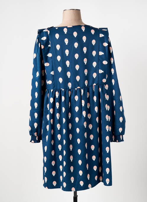 Robe mi-longue bleu COMPAÑIA FANTASTICA pour femme