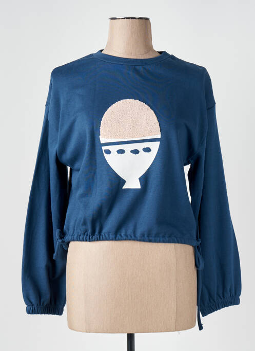 Sweat-shirt bleu COMPAÑIA FANTASTICA pour femme