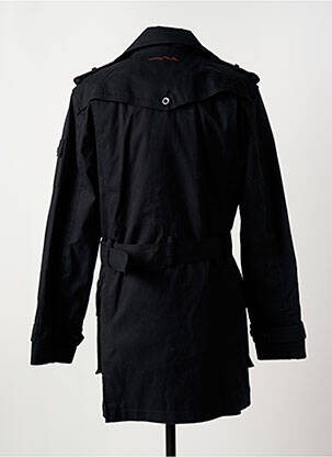 Trench finition intérieure doublée sans capuche noir TEDDY SMITH femme