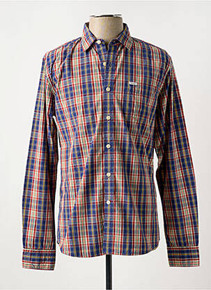 Chemise manches longues manches longues bleu PEPE JEANS homme