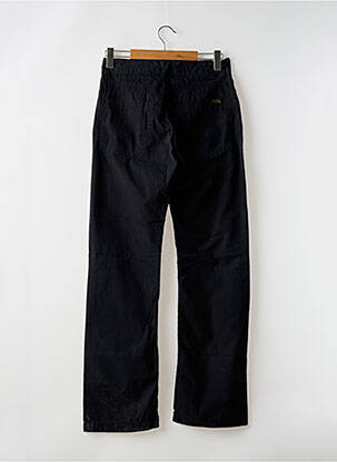 Pantalon droit tissage popeline taille normale noir TEDDY SMITH homme
