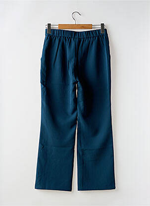 Pantalon large tissage popeline taille normale bleu COMPAÑIA FANTASTICA femme