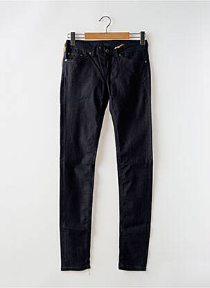 Jeans coupe slim tissage brut taille normale bleu REDWOOD femme