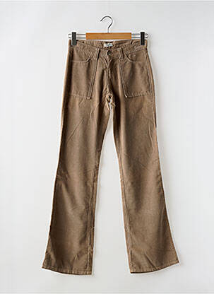 Pantalon droit marron GALLICE pour femme