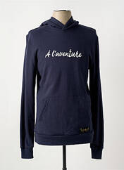 Sweat-shirt à capuche bleu BREIZH ANGEL pour femme seconde vue