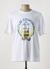 T-shirt blanc LEE COOPER pour homme seconde vue