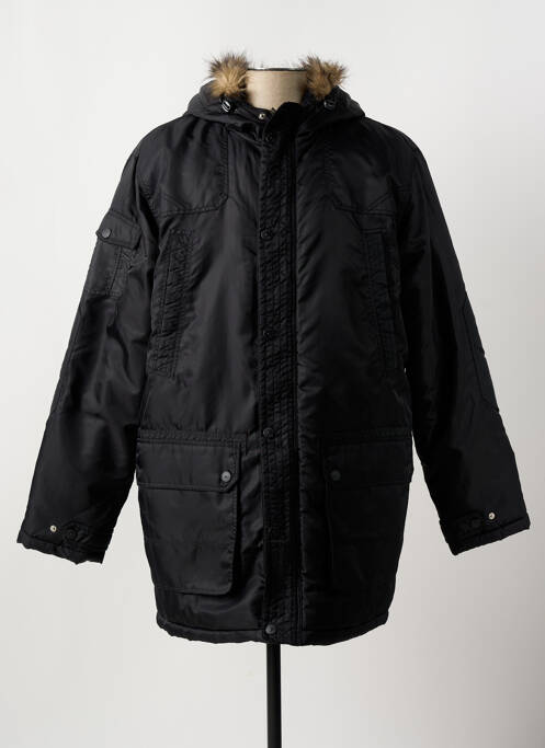 Blouson noir TEDDY SMITH pour homme