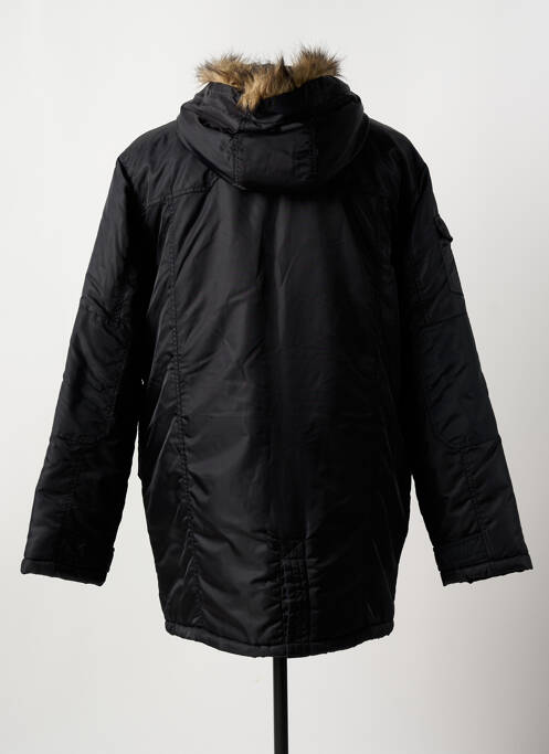 Blouson noir TEDDY SMITH pour homme