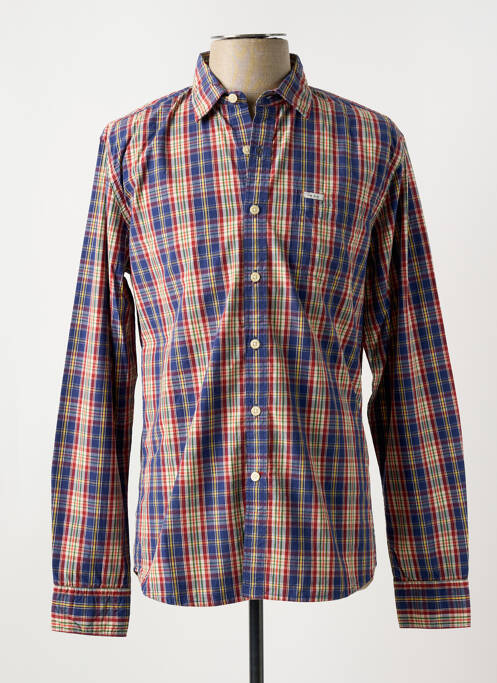Chemise manches longues bleu PEPE JEANS pour homme