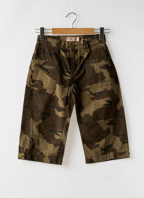 Pantacourt vert TEDDY SMITH INDUSTRY pour garçon