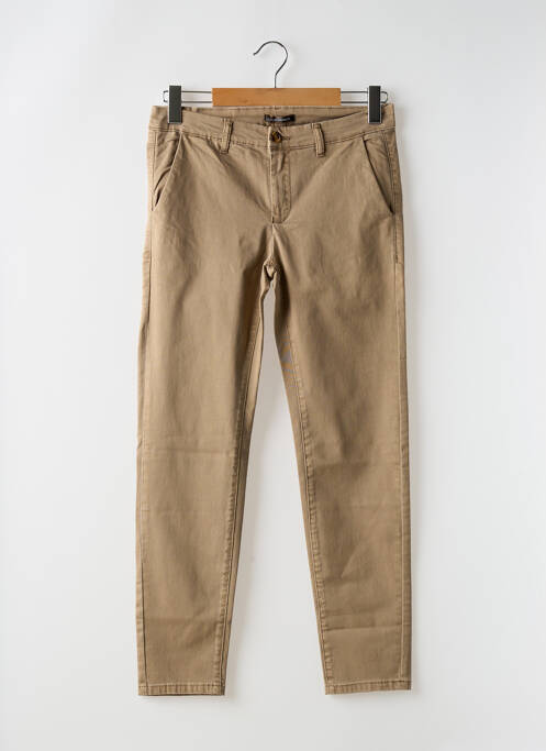 Pantalon chino marron CHATTAWAK pour femme