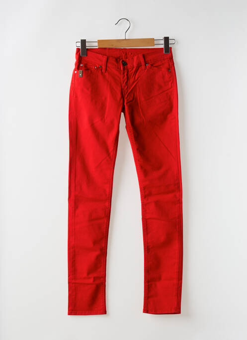 Pantalon slim rouge RWD pour fille