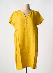 Robe mi-longue jaune LE BOUDOIR D'EDOUARD pour femme seconde vue