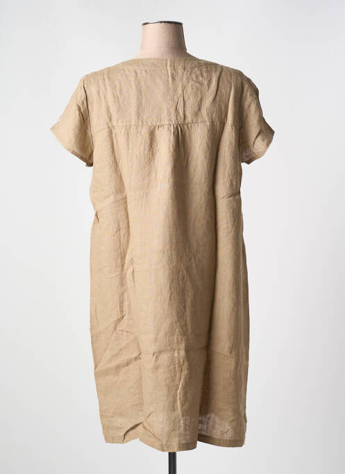 Robe mi-longue beige LE BOUDOIR D'EDOUARD pour femme