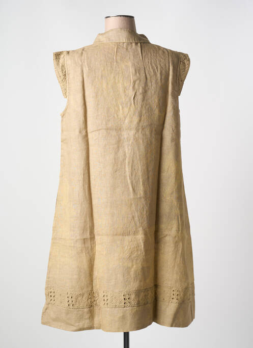 Robe mi-longue marron LE BOUDOIR D'EDOUARD pour femme