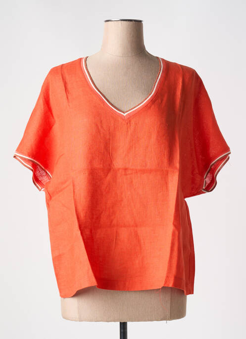 T-shirt orange LE BOUDOIR D'EDOUARD pour femme