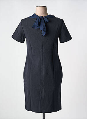 Robe mi-longue manches courtes manches courtes noir LE BOUDOIR D'EDOUARD femme