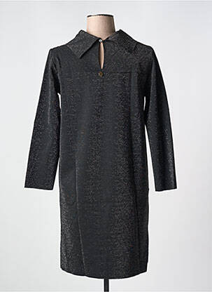 Robe mi-longue manches longues manches longues noir LE BOUDOIR D'EDOUARD femme