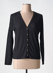 Gilet manches longues noir LE BOUDOIR D'EDOUARD pour femme seconde vue