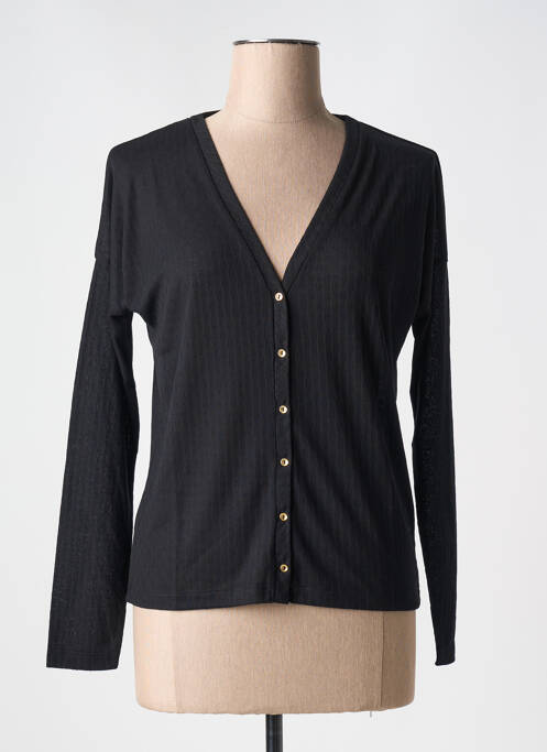 Gilet manches longues noir LE BOUDOIR D'EDOUARD pour femme