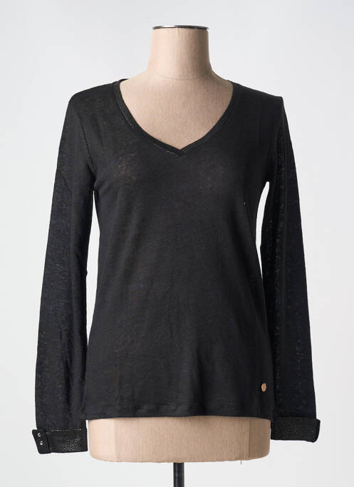 T-shirt noir LE BOUDOIR D'EDOUARD pour femme