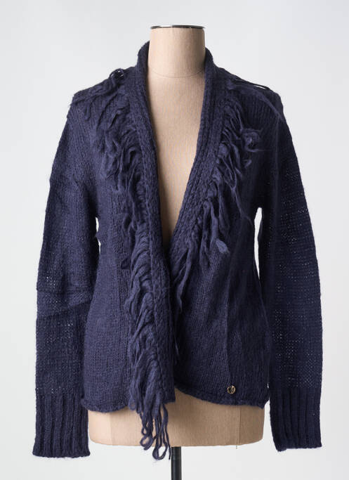 Gilet manches longues bleu LE BOUDOIR D'EDOUARD pour femme