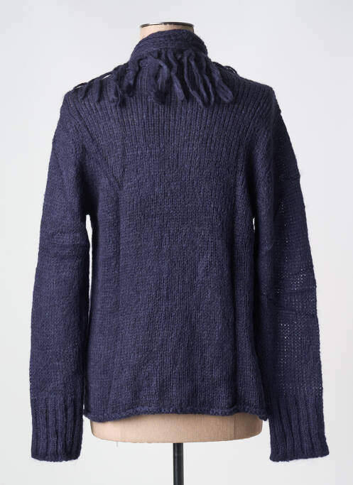 Gilet manches longues bleu LE BOUDOIR D'EDOUARD pour femme