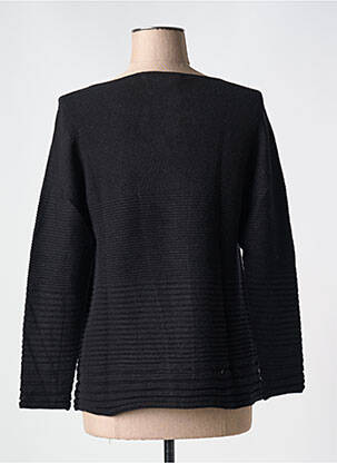 Pull col rond manches longues noir LE BOUDOIR D'EDOUARD femme