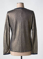 Gilet manches longues or LE BOUDOIR D'EDOUARD pour femme seconde vue