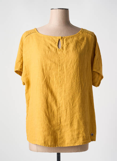 Top manches courtes manches courtes jaune LE BOUDOIR D'EDOUARD femme