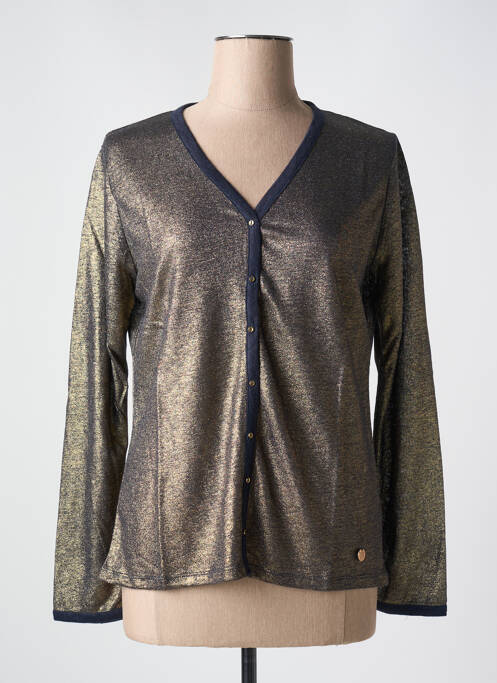 Gilet manches longues or LE BOUDOIR D'EDOUARD pour femme