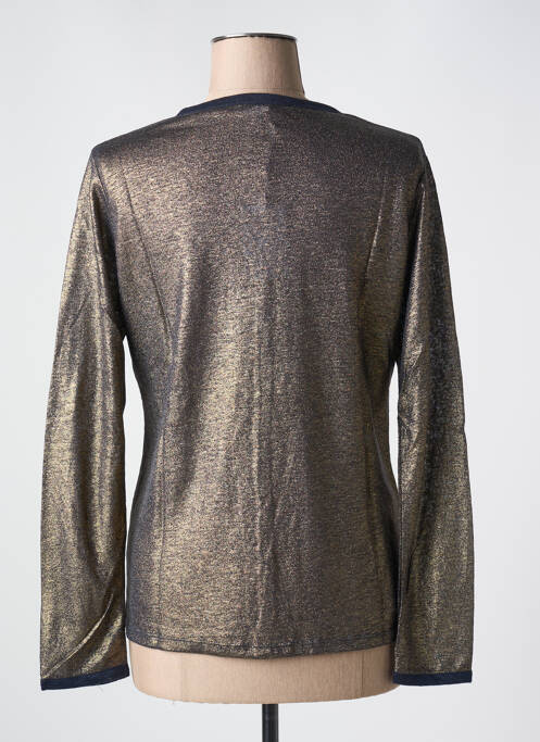 Gilet manches longues or LE BOUDOIR D'EDOUARD pour femme