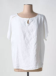 Blouse manches courtes manches courtes blanc LE BOUDOIR D'EDOUARD femme