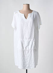 Robe courte blanc LE BOUDOIR D'EDOUARD pour femme seconde vue