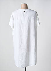 Robe courte blanc LE BOUDOIR D'EDOUARD pour femme seconde vue