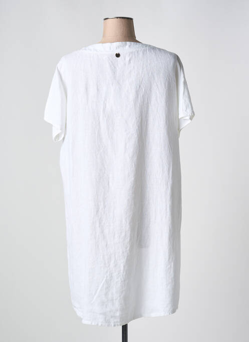 Robe courte blanc LE BOUDOIR D'EDOUARD pour femme