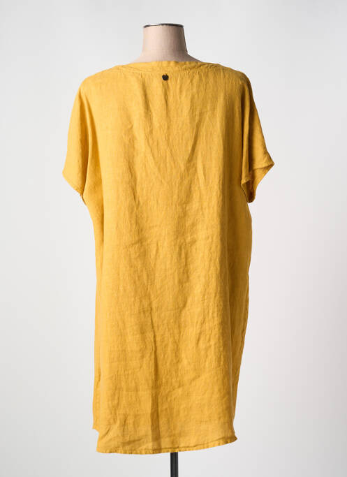 Robe courte jaune LE BOUDOIR D'EDOUARD pour femme