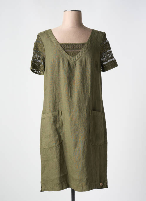 Robe courte vert LE BOUDOIR D'EDOUARD pour femme