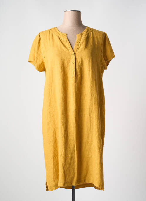 Robe mi-longue jaune LE BOUDOIR D'EDOUARD pour femme