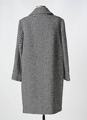 Manteau long coupe cintrée sans capuche noir GERRY WEBER femme