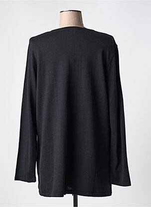 Gilet manches longues stretch noir CHALOU femme