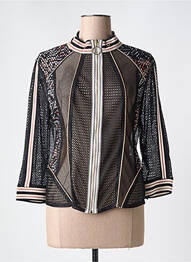 Veste casual coupe cintrée noir LESLIE femme